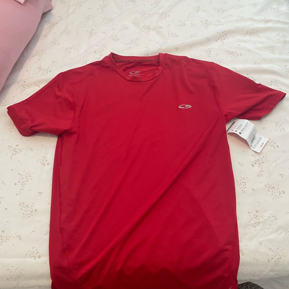 Red Champion C9 Men's compression Shirt size large